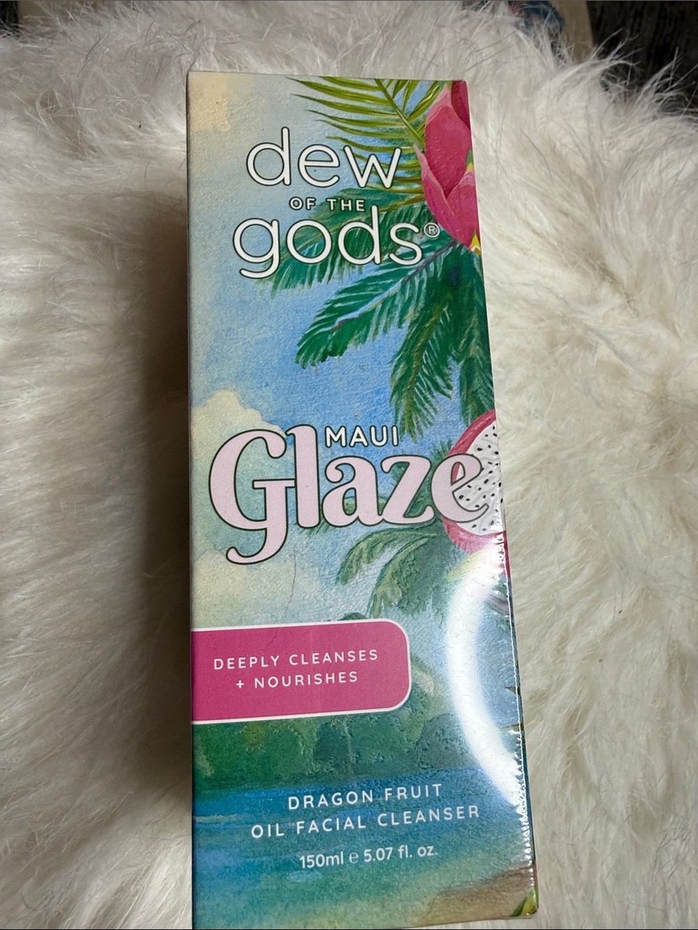 Dew of the Gods Maui Glaze Dragon Fruit Facial Cleanser - Pink & Green